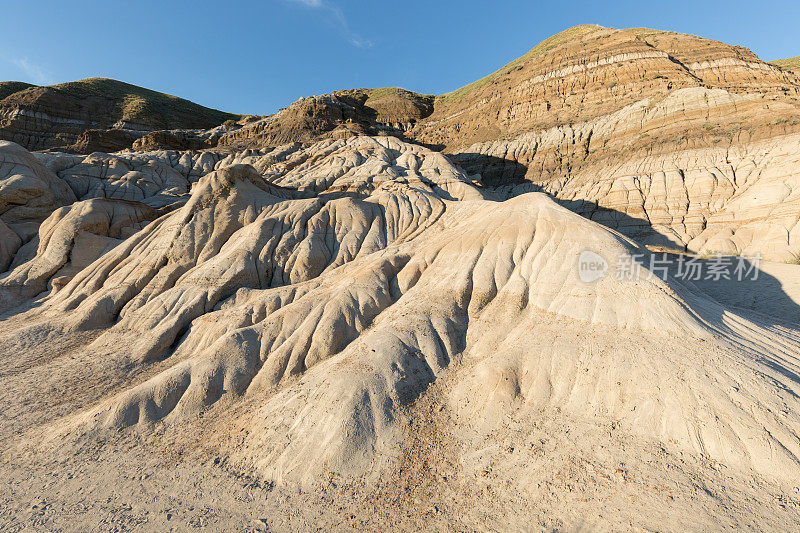 砂岩风景Badlands Drumheller加拿大